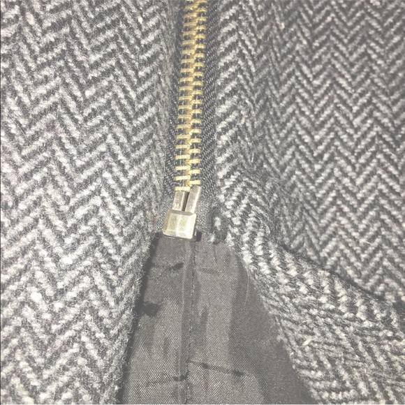 Nautica Women’s Full Zip Wool Blend Jacket chevron - Picture 6 of 8